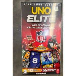 Mattel UNO Elite NFL 2024 Core Edition Starter Pack